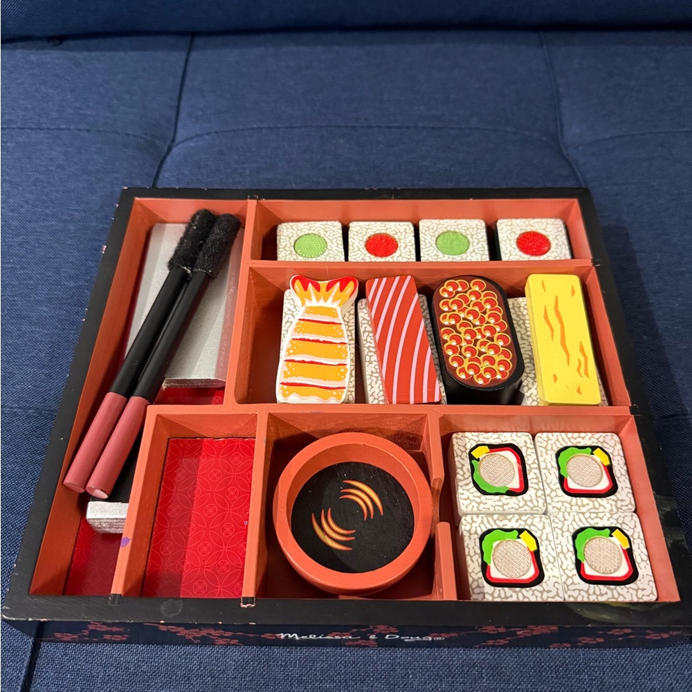 Melissa & Doug Wooden Sushi Play Set